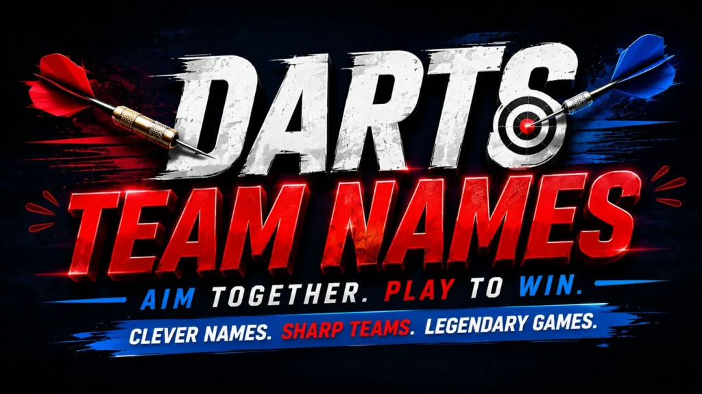 darts team names