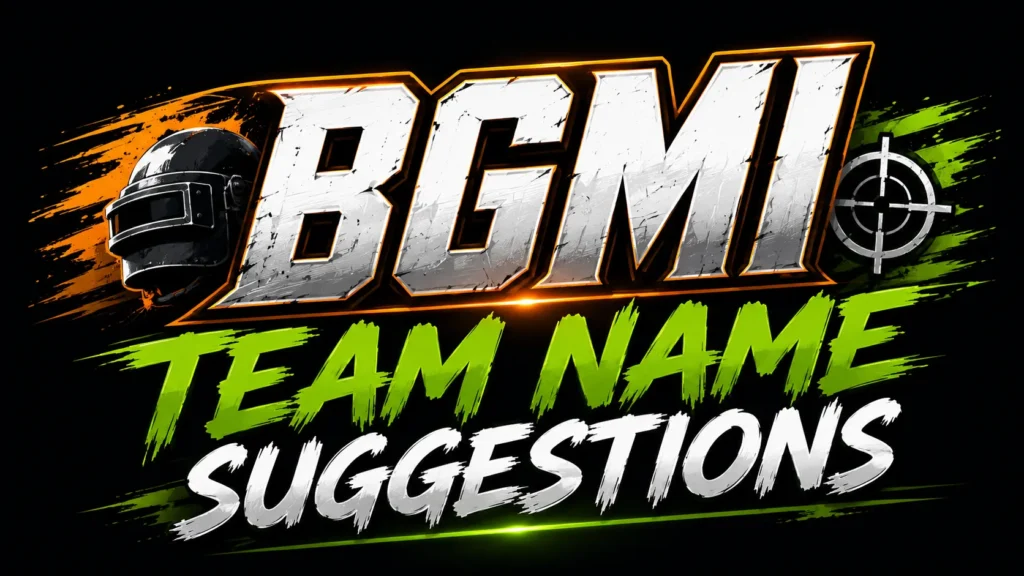 bgmi team name suggestions