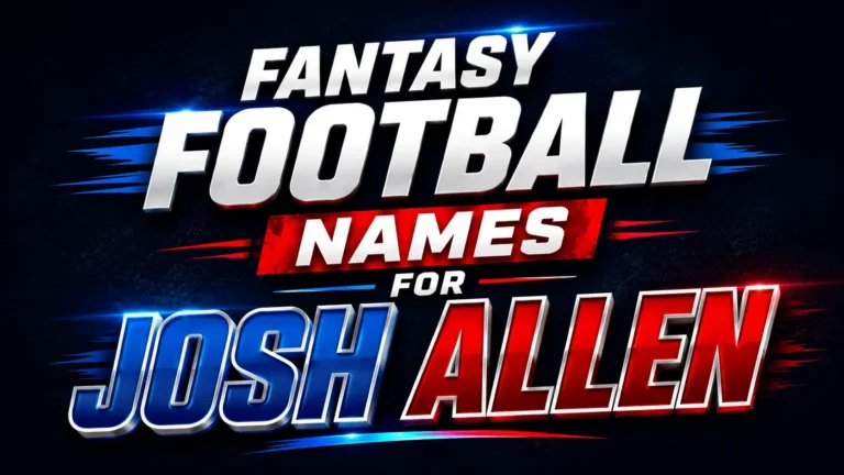 fantasy football names for josh allen